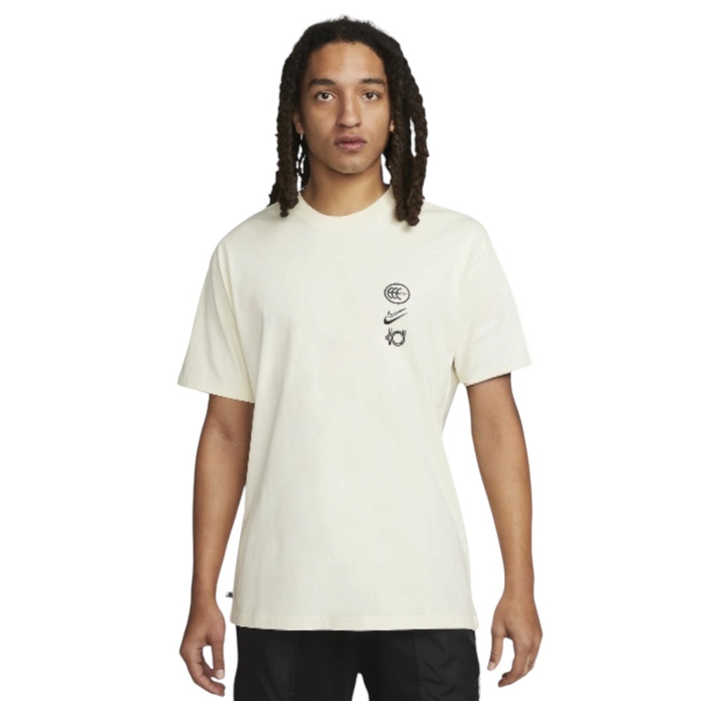 Nike Kevin Durant Max90 T-shirt "Coconut Milk" Basketball NBA Graphic Men Medium